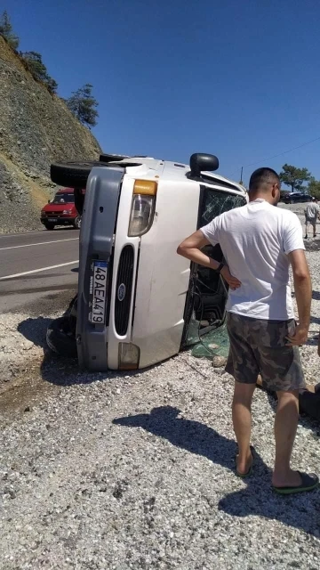 Marmaris&rsquo;te trafik kazası: 1 yaralı
