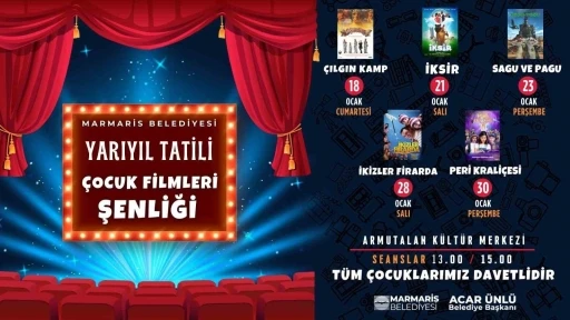 Marmaris&rsquo;te yarıyıl şenliği &ccedil;ocukları bekliyor
