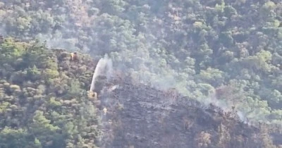 Marmaris&rsquo;teki yıldırım kaynaklı orman yangını s&ouml;nd&uuml;r&uuml;ld&uuml;