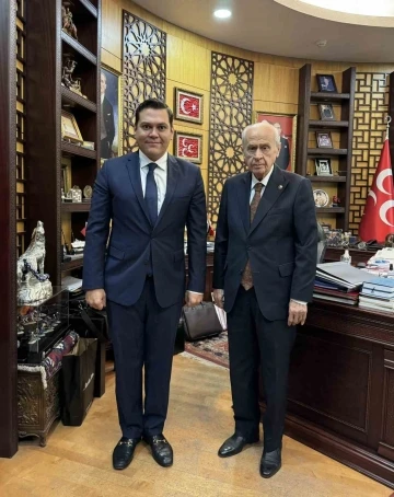 Martı kurucusu &Ouml;ktem, Bah&ccedil;eli&rsquo;yi ziyaret etti
