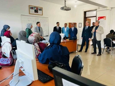 MEB Hayat Boyu &Ouml;ğrenme Genel M&uuml;d&uuml;rl&uuml;ğ&uuml; Bing&ouml;l&rsquo;de temaslarda bulundu
