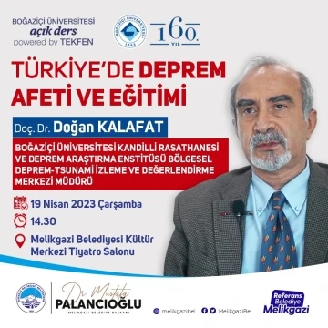 Melikgazi&rsquo;de deprem seminerleri devam ediyor

