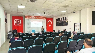 Menteşe Sosyal Hizmet Merkezi&rsquo;nden 112 personeline eğitim

