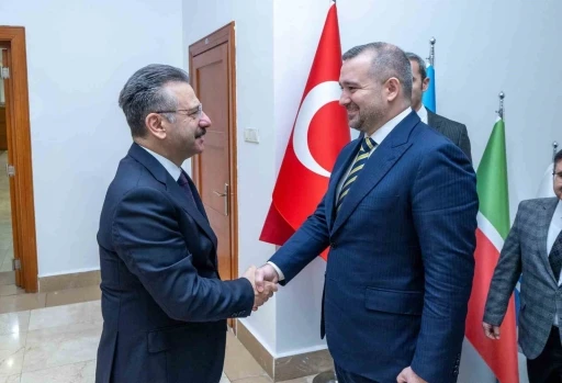 Merkez Bankası Başkanı Karahan, Vali Aksoy&rsquo;u ziyaret etti

