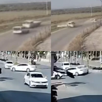 Mersin&rsquo;de kaza anları kamerada: 1 &ouml;l&uuml;, 6 yaralı
