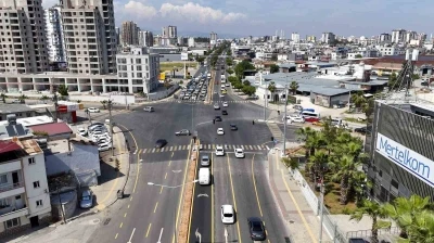 Mersin&rsquo;in ulaşımında konfor ve g&uuml;venliği artırmak amacıyla kavşaklar yenileniyor
