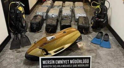 Mersin Limanı'nda y&uuml;kl&uuml; miktarda uyuşturucu ele ge&ccedil;irildi