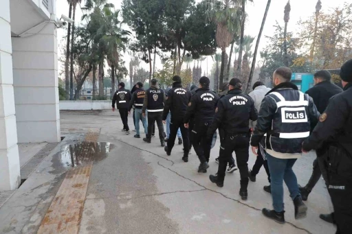 Mersin polisinden &rsquo;Ajans&rsquo; operasyonu: 16 tutuklama
