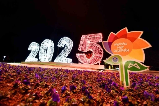 Mersin yeni yıla &rsquo;ışıl ışıl&rsquo; girecek
