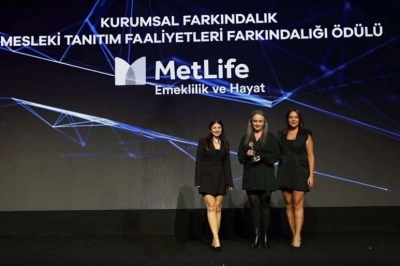 MetLife T&uuml;rkiye, &ldquo;Kurumsal Farkındalık &Ouml;d&uuml;l&uuml;&rdquo;ne Layık G&ouml;r&uuml;ld&uuml;
