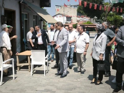 MHP Bursa, Gemlik'te saha &ccedil;alışması ger&ccedil;ekleştirdi