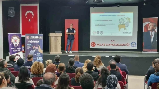 Milas&rsquo;ta &ouml;ğretmen ve velilere y&ouml;nelik bilgilendirme semineri d&uuml;zenlendi

