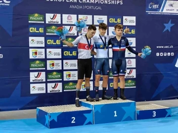 Milli bisiklet&ccedil;i Ramazan Yılmaz Avrupa ikincisi oldu
