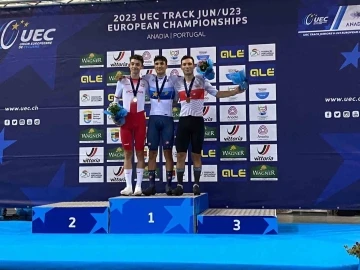 Milli bisiklet&ccedil;i Ramazan Yılmaz, Avrupa Pişt Şampiyonası&rsquo;nda &uuml;&ccedil;&uuml;nc&uuml; oldu
