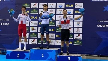 Milli bisiklet&ccedil;i Ramazan Yılmaz, Avrupa &uuml;&ccedil;&uuml;nc&uuml;s&uuml; oldu