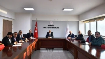 Milli Eğitim&rsquo;de haftalık değerlendirme toplantısı
