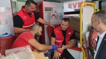 Milli g&uuml;reş&ccedil;iler, gen&ccedil; sporcularla buluşup kan bağışladı
