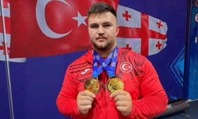Milli halterci Selahattin Altın&rsquo;dan Avrupa Şampiyonası&rsquo;nda 2 altın madalya