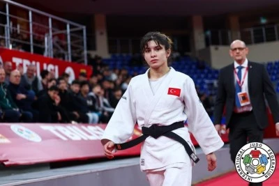 Milli judocu Tuğ&ccedil;e Beder, Tiflis Grand Slam'de altın madalya kazandı