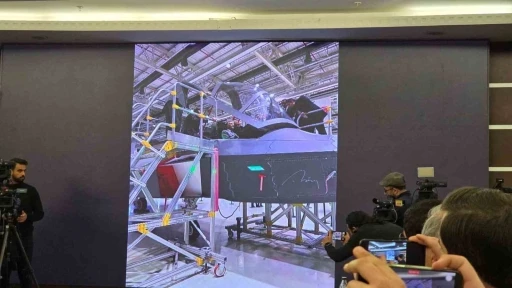 Milli Muharip U&ccedil;ak KAAN&rsquo;ın ikinci prototipi ilk kez g&ouml;r&uuml;ld&uuml;
