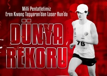 Milli Pentatlet Eren Kıvan&ccedil; Taşyaran&rsquo;dan laser runda d&uuml;nya rekoru
