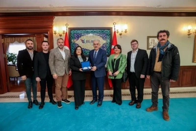 Mimarlar Odası Bursa Şubesi'nden Vali Ayyıldız'a ziyaret