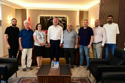 Mimarlardan Başkan Fatih Karabatı'ya ziyaret