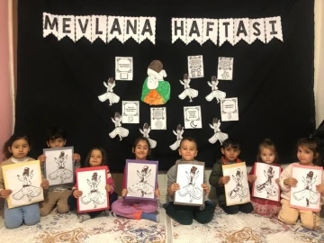 Minikler Mevlana Haftası&rsquo;nı kutladı
