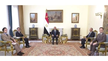 Mısır Cumhurbaşkanı es-Sisi, Fransa Dışişleri Bakanı Sejourne ile g&ouml;r&uuml;şt&uuml;
