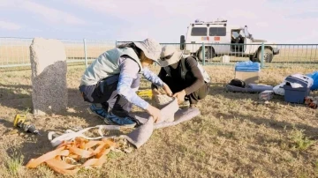 Moğolistan&rsquo;da T&uuml;rk Kağanlığı d&ouml;nemine ait eserler TİKA desteğiyle restore edildi