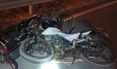 Motosiklet ile elektrikli bisiklet &ccedil;arpıştı: 2 ağır yaralı