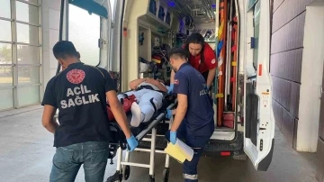 Motosiklet ile otomobil &ccedil;arpıştı: 1 yaralı
