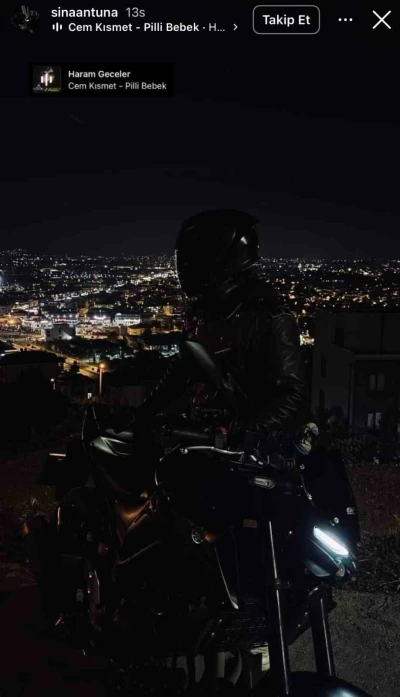 Motosiklet kazasında hayatını kaybetmeden &ouml;nce bu paylaşımı yapmış
