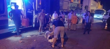 Motosiklet Rus turiste &ccedil;arptı: 2 yaralı
