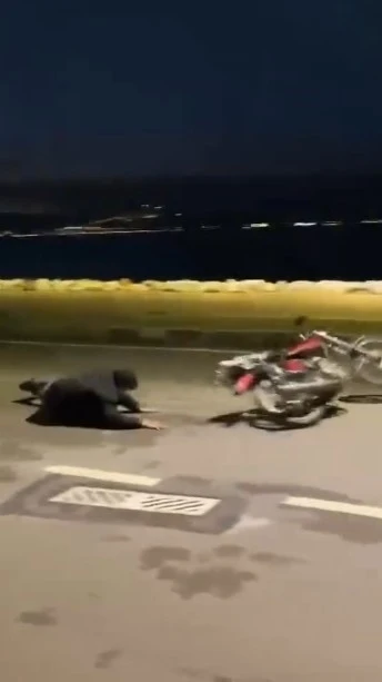 Motosiklet şovu k&ouml;t&uuml; bitti
