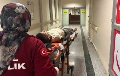 Motosikletin &ccedil;arpıp ka&ccedil;tığı &ccedil;ocuk yaralandı