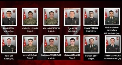 MSB'den 12 askerimizin şehit olduğu olayla ilgili iddialara yanıt