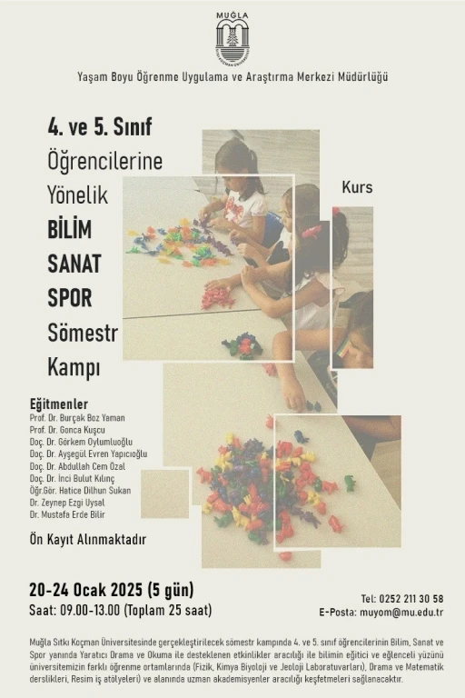 MSK&Uuml;&rsquo;de Bilim Sanat Spor S&ouml;mestr Kampı d&uuml;zenlenecek
