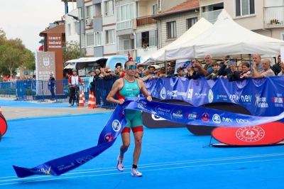 Mudanya, Avrupa Triatlon Balkan Şampiyonası&rsquo;na Ev Sahipliği Yaptı