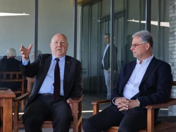 Mudanya Belediye Başkanı Dalgı&ccedil;, BGC Başkanı Nuri Kolaylı ve Y&ouml;netim Kuruluna depreme karşı &ccedil;alışmalarını anlattı 