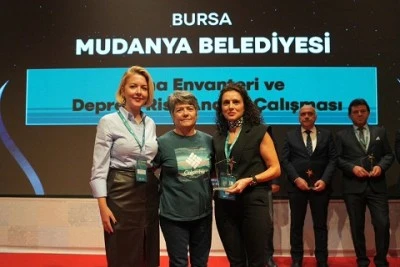 Mudanya Belediyesi'ne 'Diren&ccedil;li Dayanıklı Toplum' &ouml;d&uuml;l&uuml;