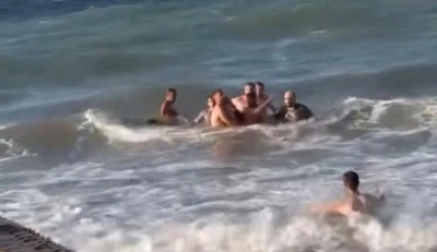 Mudanya'da bir gen&ccedil; boğulmaktan son anda kurtarıldı