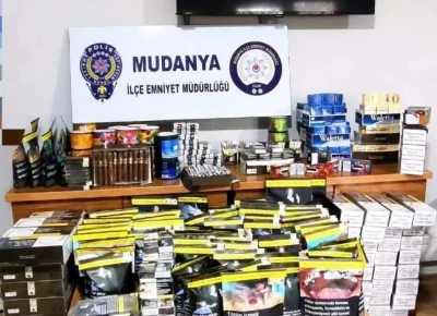 Mudanya&rsquo;da ka&ccedil;ak t&uuml;t&uuml;n operasyonu