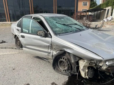 Mudanya'da trafik kazası: 1 yaralı! 