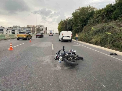 Mudanya&rsquo;da trafik kazası : 1 yaralı