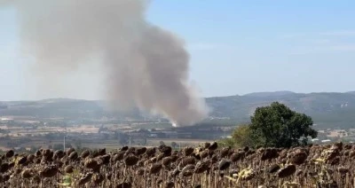 Mudanya'da yangın