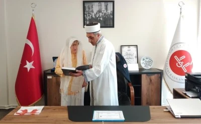 Mudanya'da yaşayan Alman vatandaşı kadın M&uuml;sl&uuml;man oldu