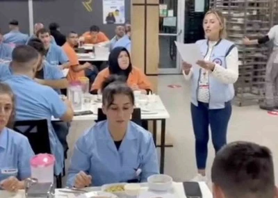 Mudanya Yazaki'de MESS&rsquo;in  teklifine &ccedil;atal-kaşıklı protesto