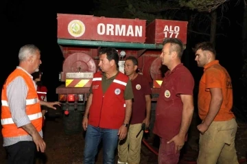 Muğla B&uuml;y&uuml;kşehir Belediyesi orman yangınlarında t&uuml;m g&uuml;c&uuml;yle sahada
