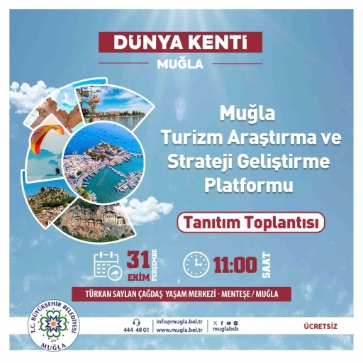 Muğla B&uuml;y&uuml;kşehir Belediyesi, Turizm Araştırma ve Strateji Geliştirme Platformu&rsquo;nu tanıtıyor
